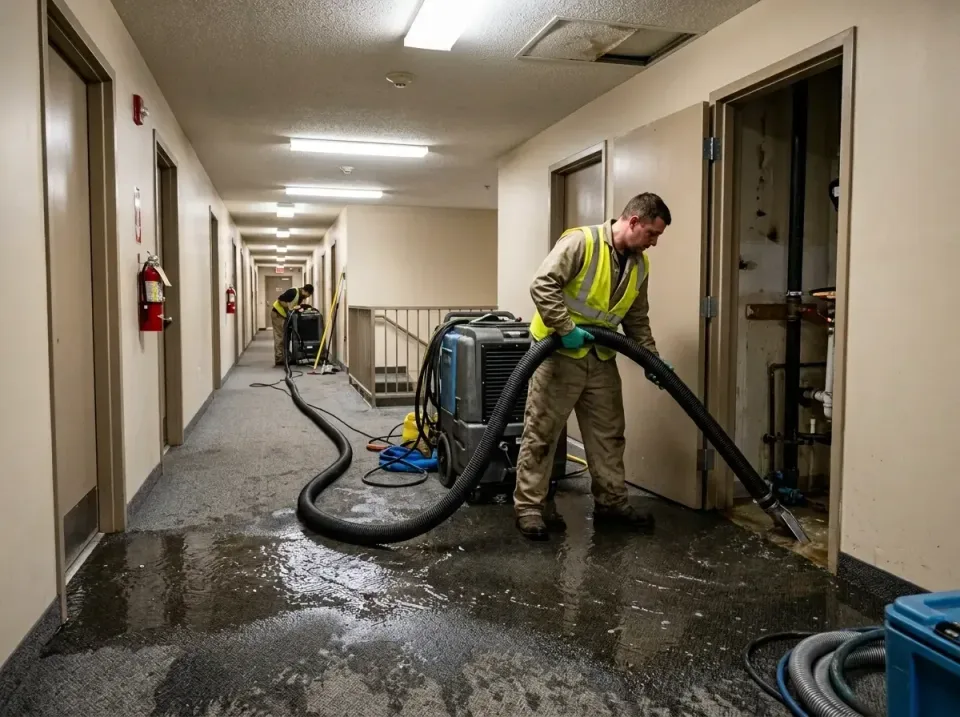 multi-unit-apartment-hallway-f-005 — frequently asked questions, Emergency Burst Pipe Water Extraction & Removal in Claymont…